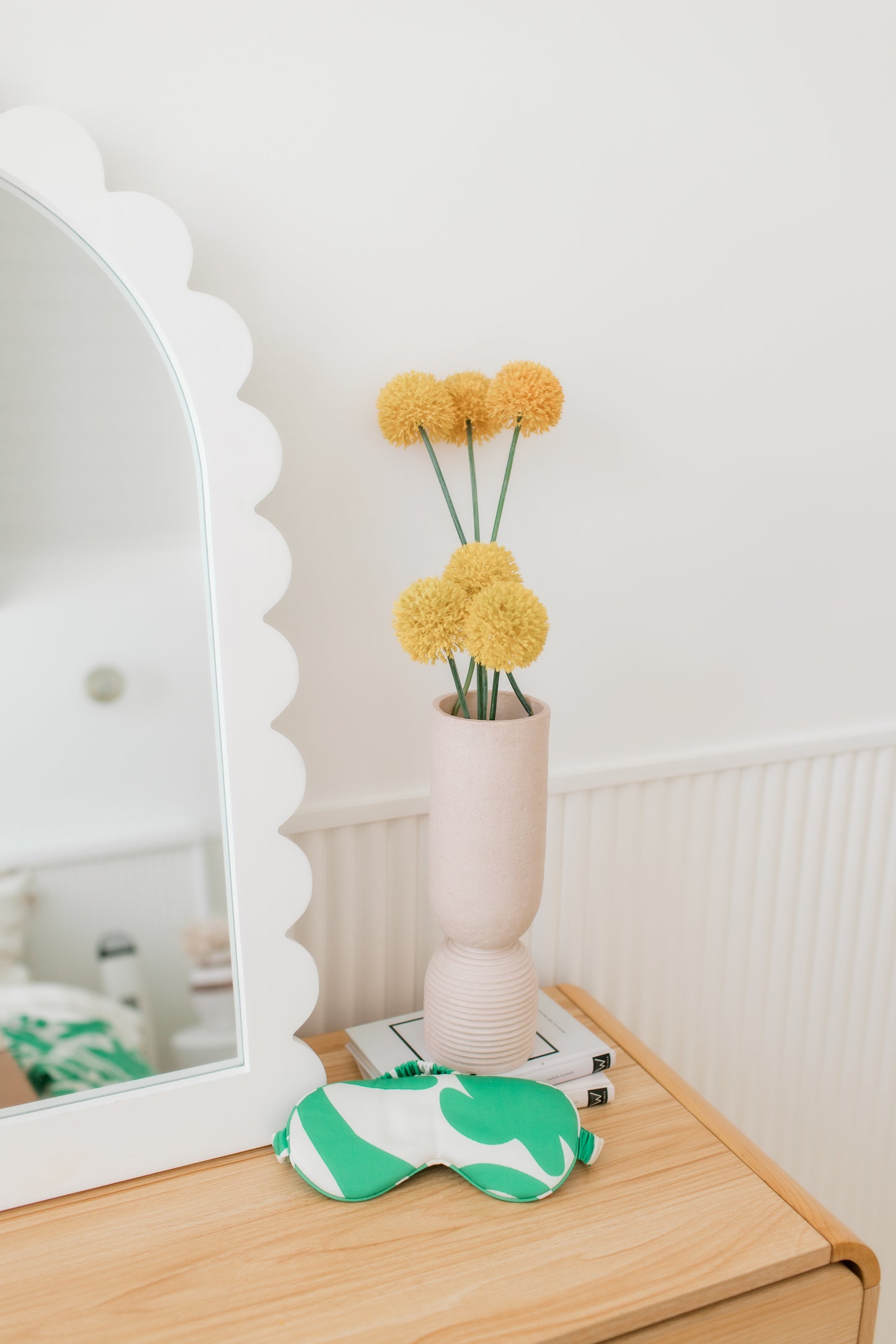 Bamboo Eye Mask | Palm Springs Green
