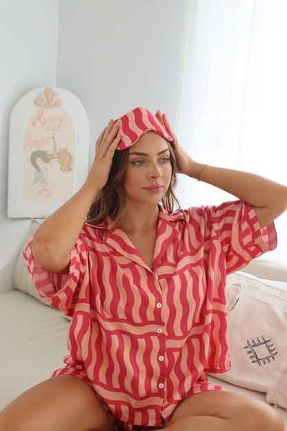 Bamboo Eye Mask | Desert Rose